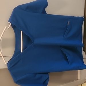 Women's small Figs Royal Blue Top